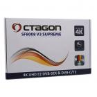 OCTAGON SF8008 SUPREME 4K UHD 1x DVB-S2X MS & 1x DVB-C/T2 (DUAL OS)